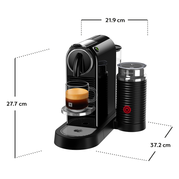 Original Citiz Milk Limousine Black Product Dimensions