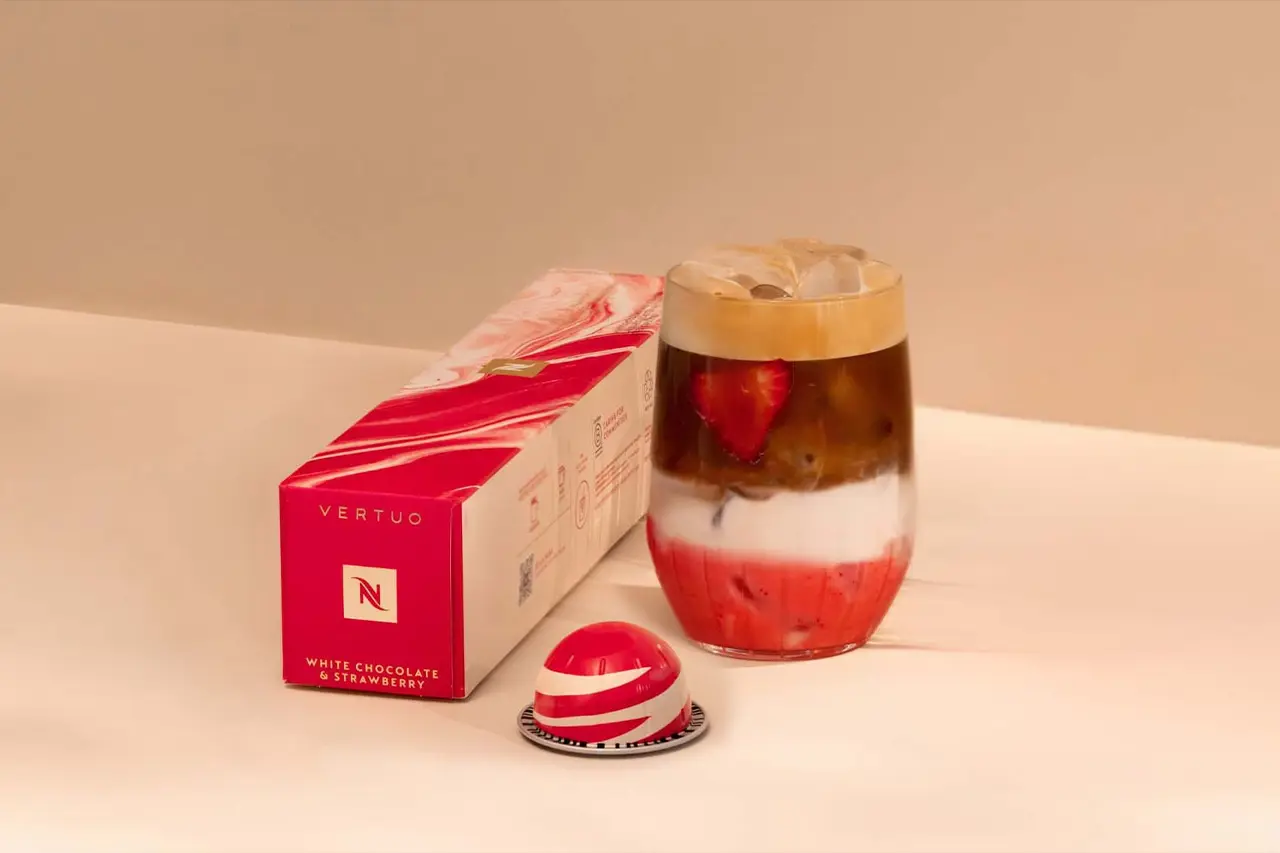 WHITE CHOCOLATE STRAWBERRY Capsule Content