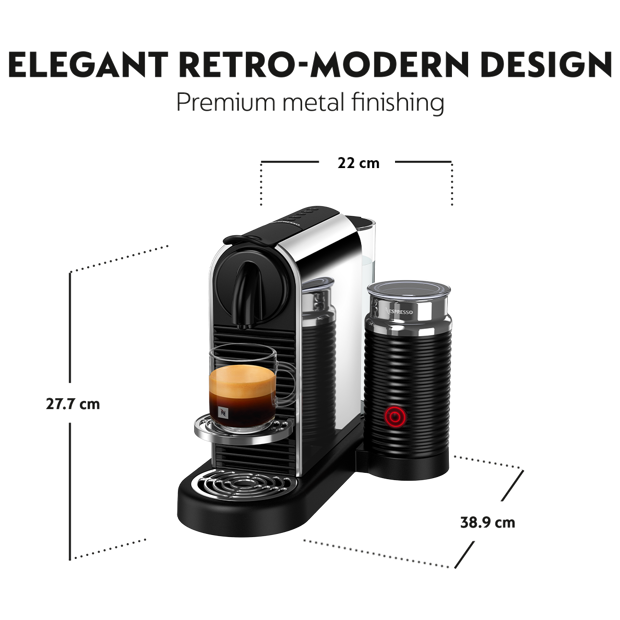 Original Citiz Milk Platinum Stainless Steel Product Dimensions