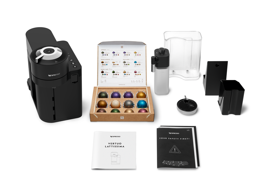 Vertuo Lattissima Black Product Packshot