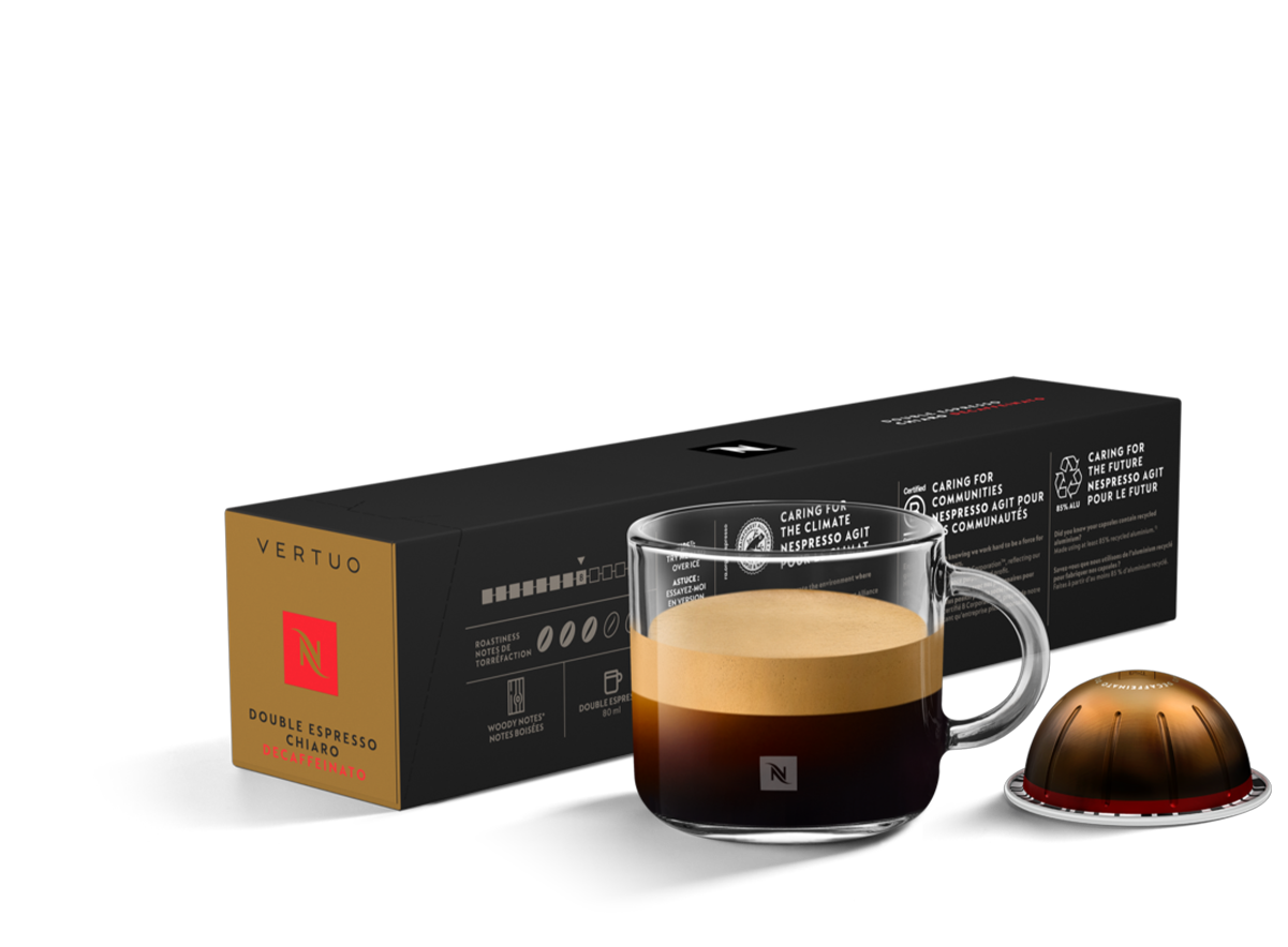 DOUBLE ESPRESSO CHIARO DECAFFEINATO