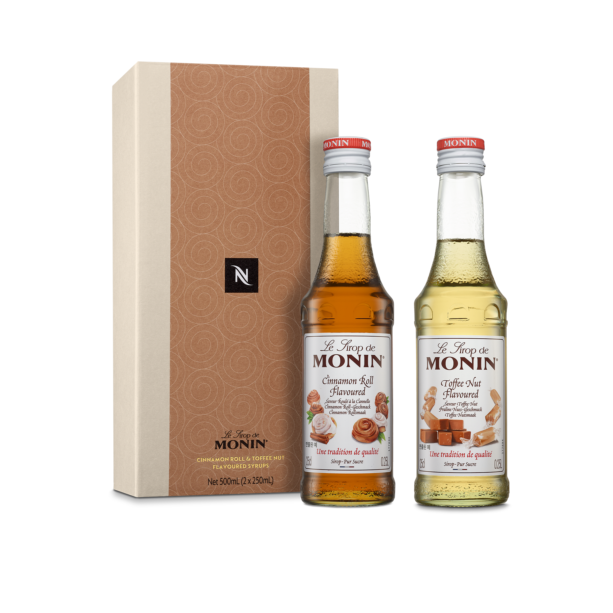 Monin Siirapit - Kanelipulla & Toffee-pähkina