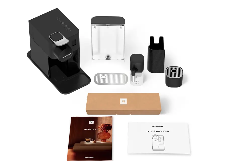 Original Lattissima One Black Product Packshot