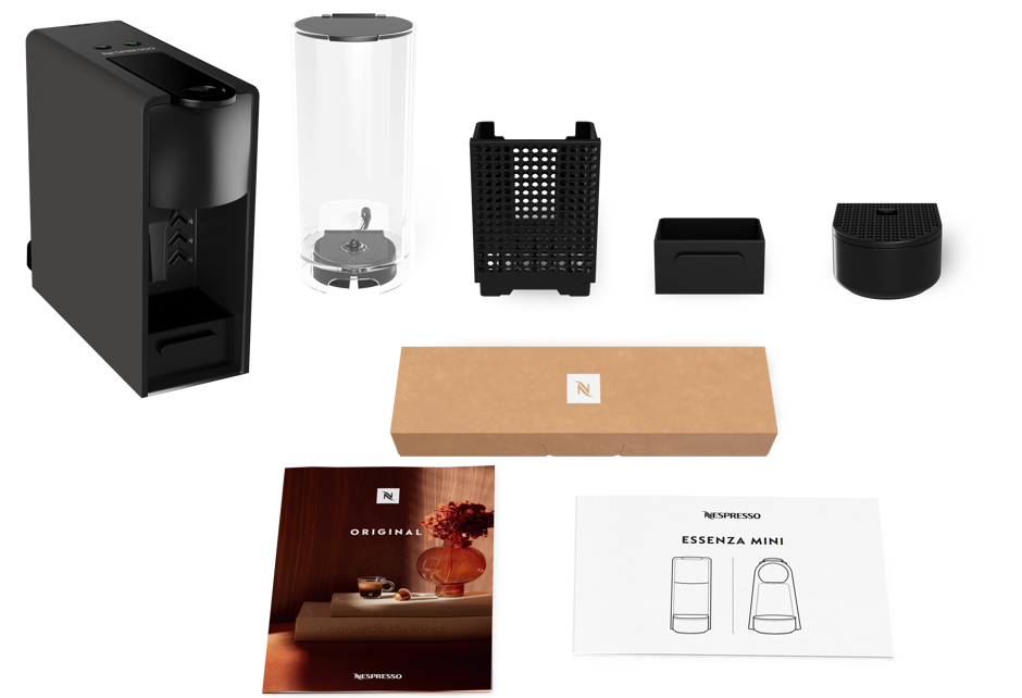 Original Essenza Mini Matt Black Product Packshot